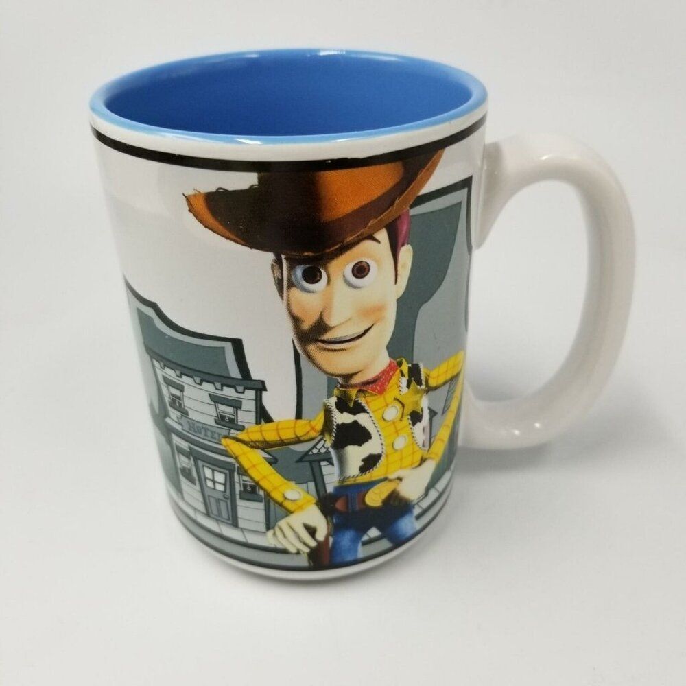 Vintage Disney Toy Story Pixar Woody Wild West Jail Mug Cup Coffee Tea
